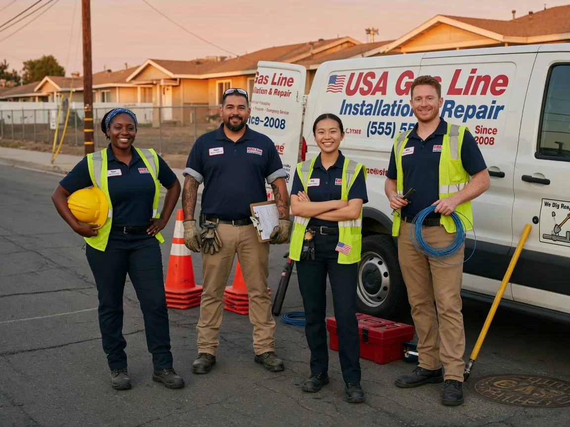 Gas Line Installation company in Sacul, TX